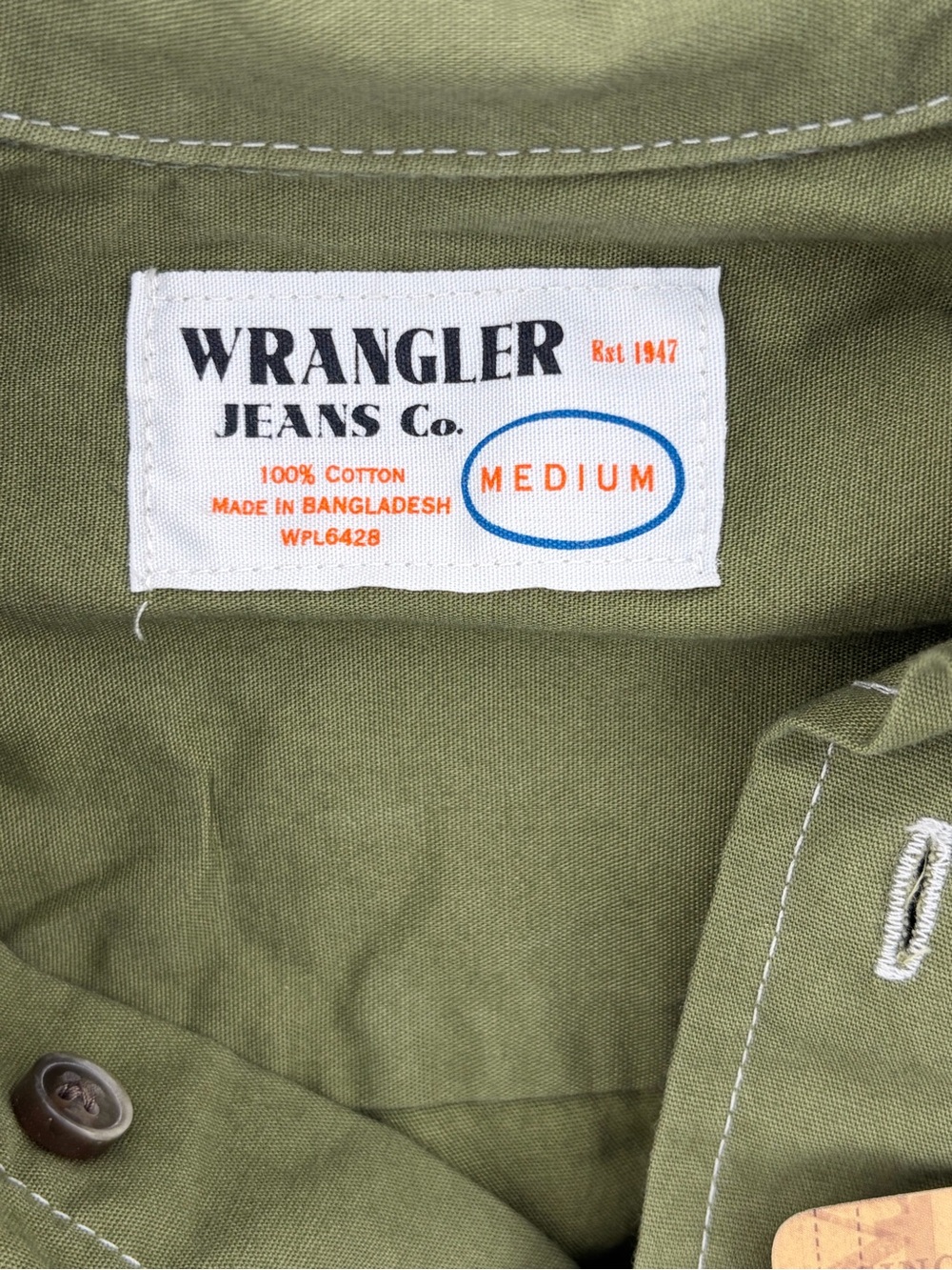 Wrangler button down new with tags